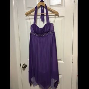 Purple formal dress (for teens or small figure)